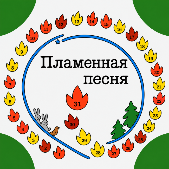 Календарь ожидания Нового Года «Пламенная песня» (электронная версия) Календарь ожидания Нового Года «Пламенная песня» (электронная версия)