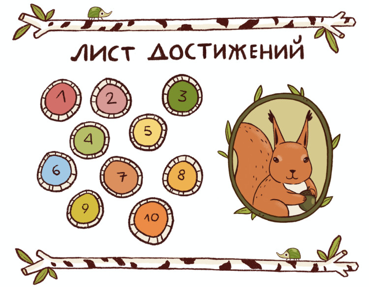 «Забывчивая белка» (10 первых квестов для детей 3-6 лет)